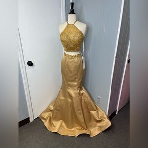 Prom dress/ formal dress/ party dress/ mermaid dress/ two-piece dress